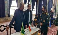 برپایی میز ارتباط مردمی سازمان جهاد کشاورزی استان مرکزی در مصلی نماز جمعه شهر اراک