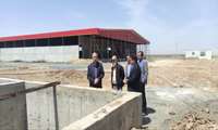 بازدید مهندس کتانفروش رئیس سازمان جهاد کشاورزی استان مرکزی از پیشرفت ۹۵ درصدی کشتارگاه صنعتی دام در روستای داود آباد