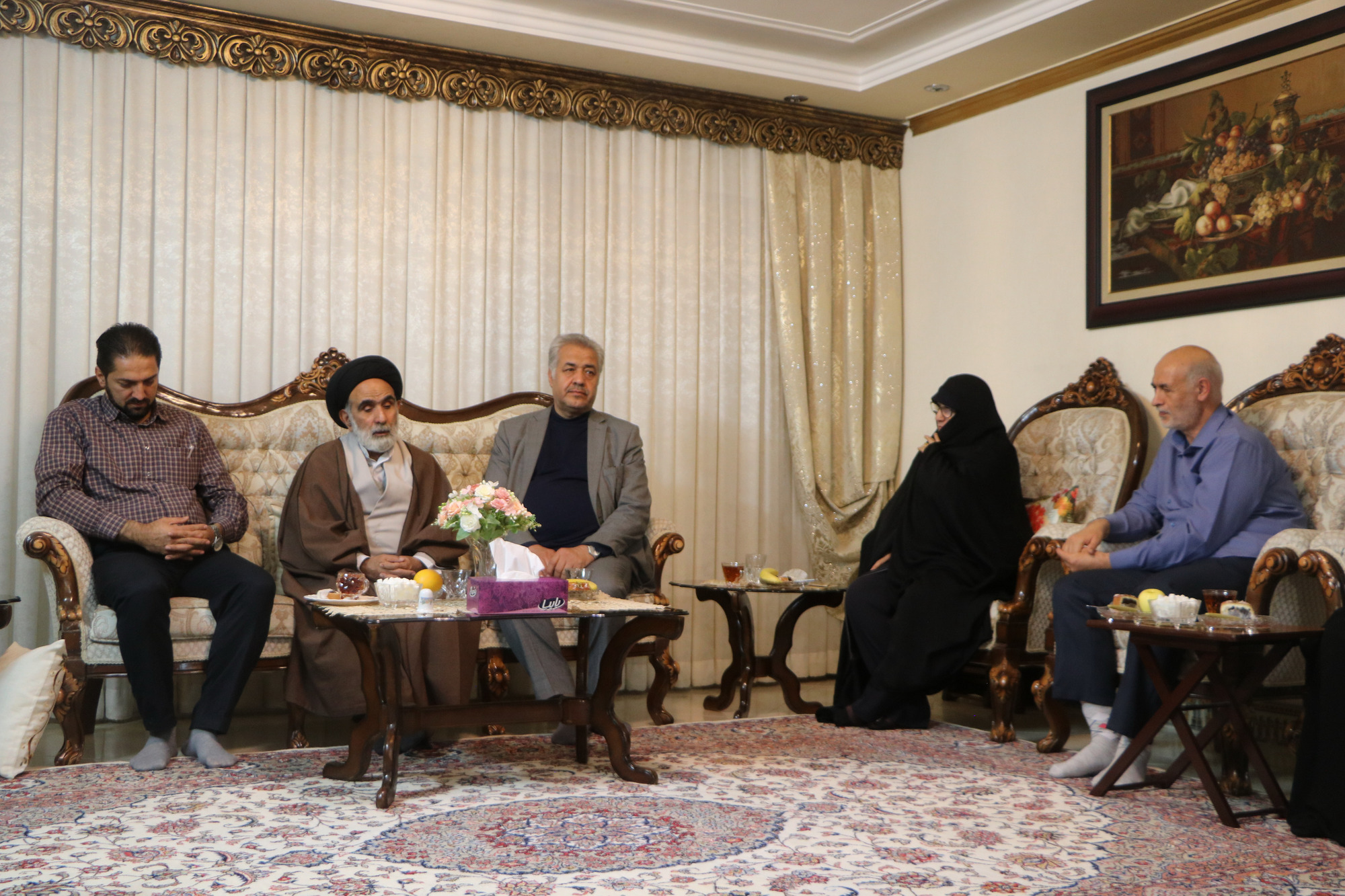 دیدار آیت الله ربانی با فرماندهان دوران دفاع مقدس از جهاد سازندگی استان مرکزی 