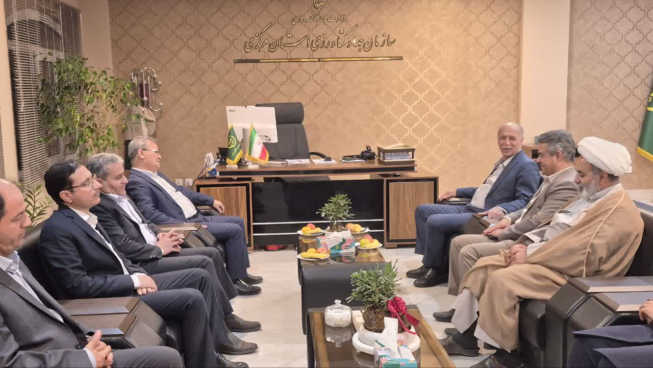 دیدار و گفت‌وگوی صمیمانه معاون وزیر جهاد کشاورزی و رئیس سازمان تات با رئیس سازمان جهاد کشاورزی استان مرکزی